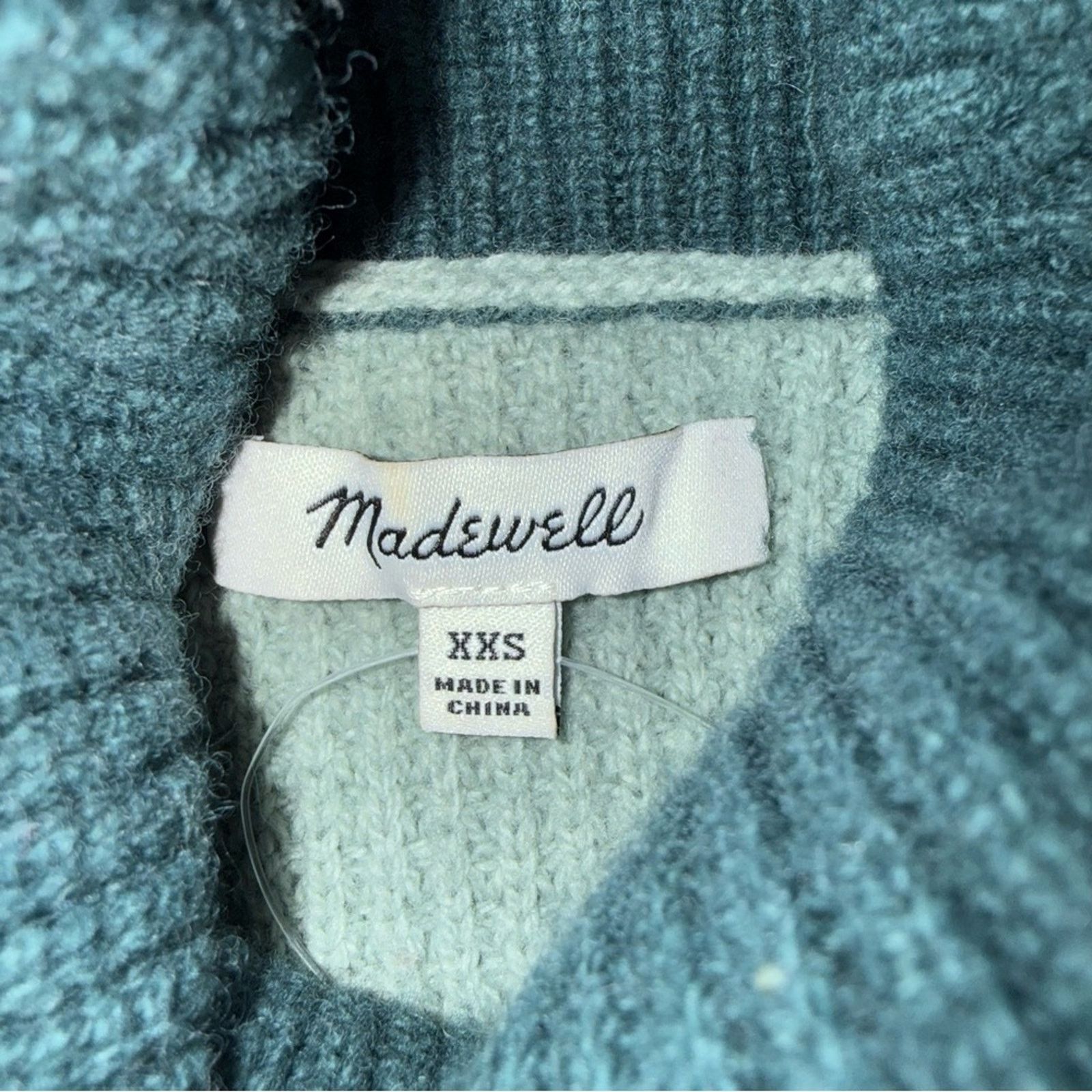 Madewell Madewell Colorblock Turtleneck Cross-Back Sweater Womens XXS Size XXS / US 00 / IT 34 - 7 Thumbnail