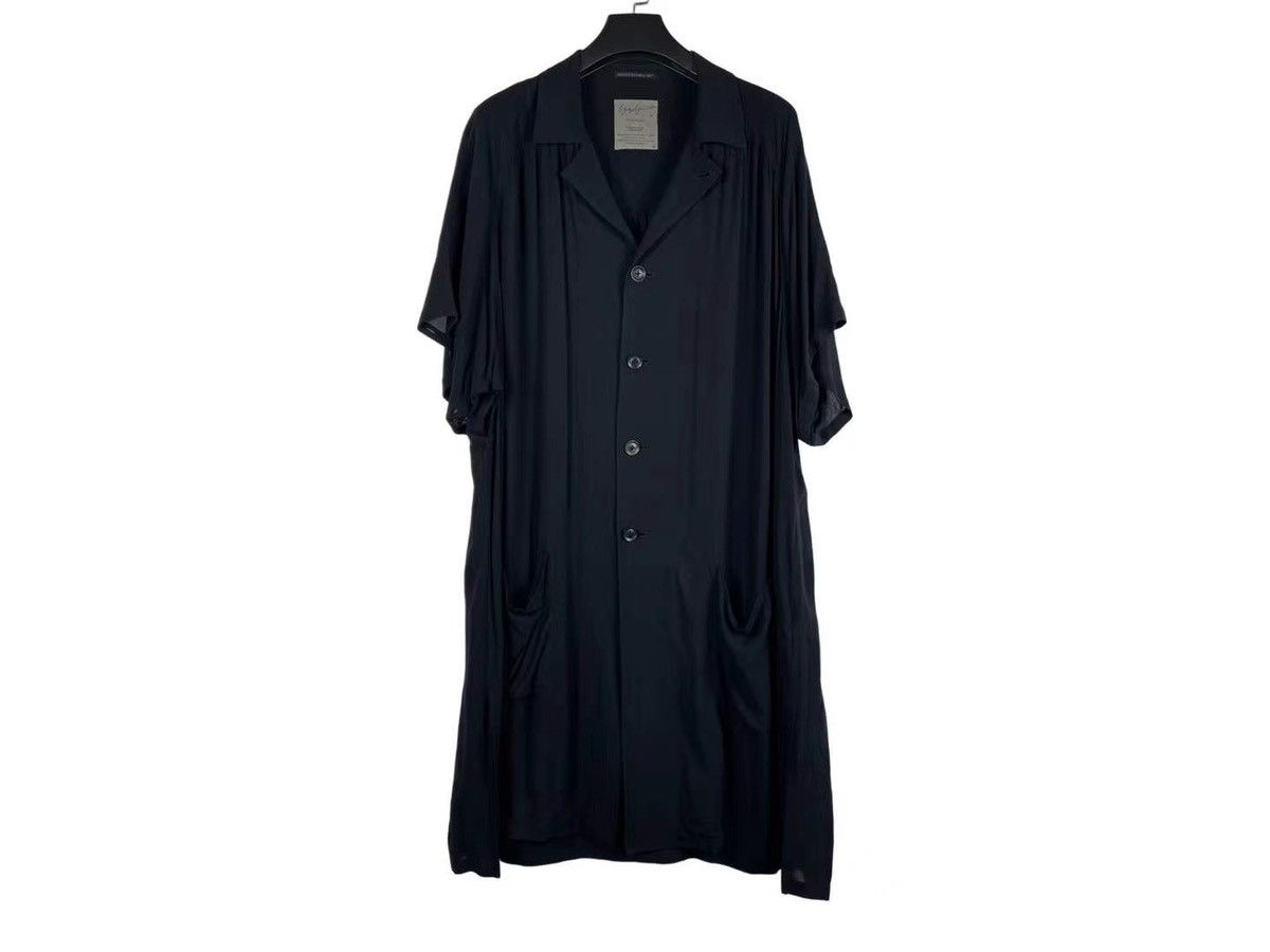 Yohji Yamamoto Yohji Yamamoto Pour Homme Batwing Short Sleeves Shirt Size US L / EU 52-54 / 3 - 1 Thumbnail