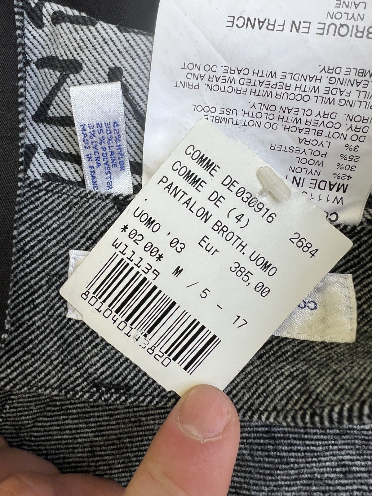 Comme des Garcons SHIRT 2003 Comme des Garçons Shirt pants Size US 31 - 16 Thumbnail