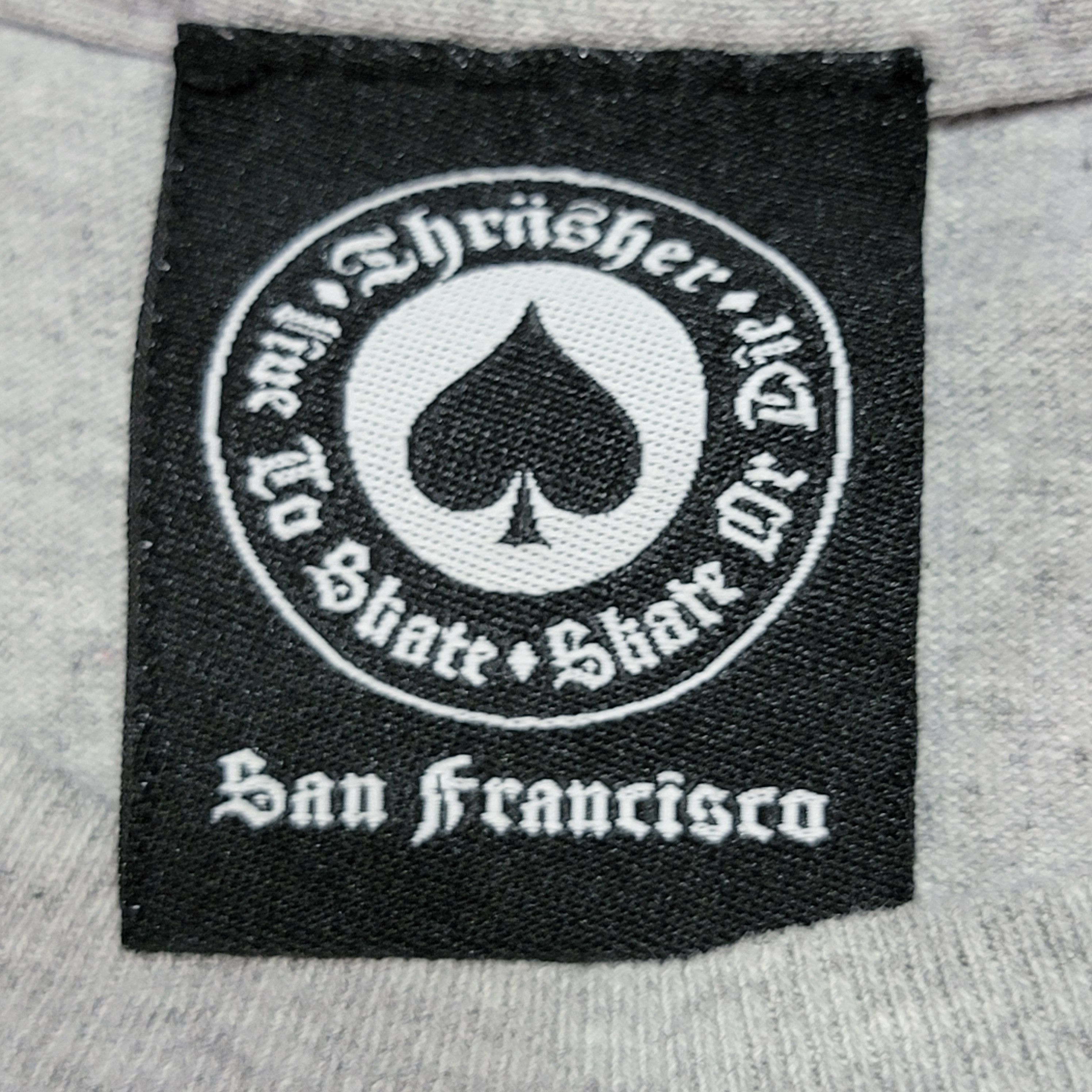 Thrasher Thrasher Skateboard Magazine SS Grey Unisex Tee - Size Large Size US L / EU 52-54 / 3 - 4 Thumbnail