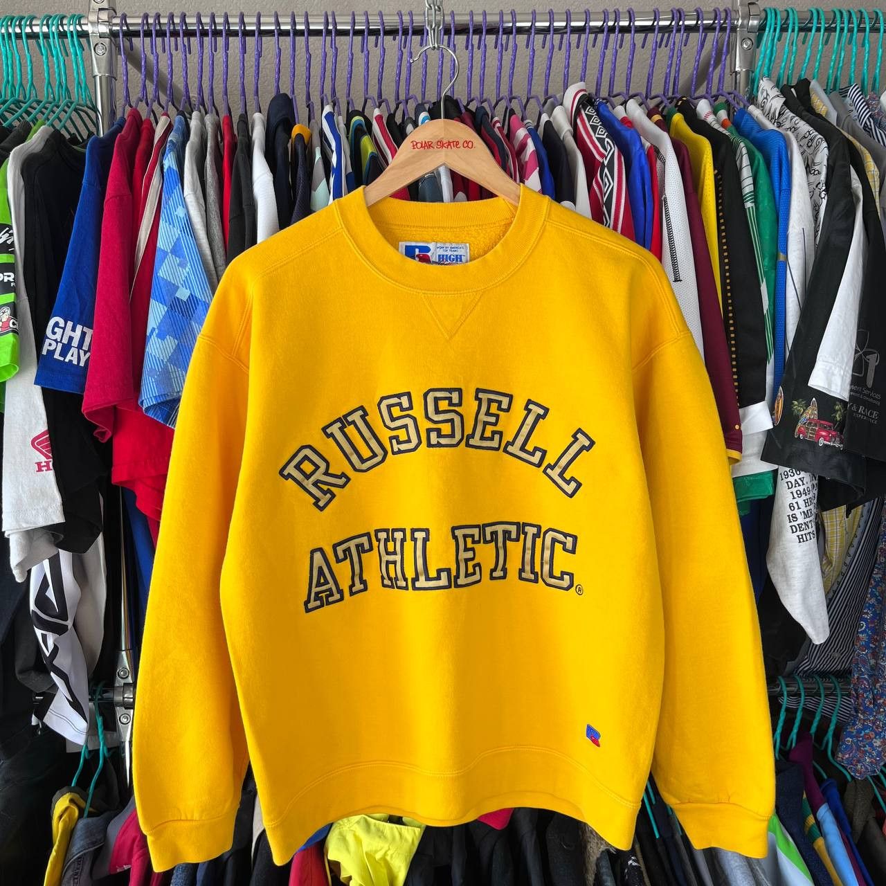 Russell Athletic 90s Russell Athletic Big Logo Baggy Relaxed Fit Sweatshirt Size US M / EU 48-50 / 2 - 1 Thumbnail
