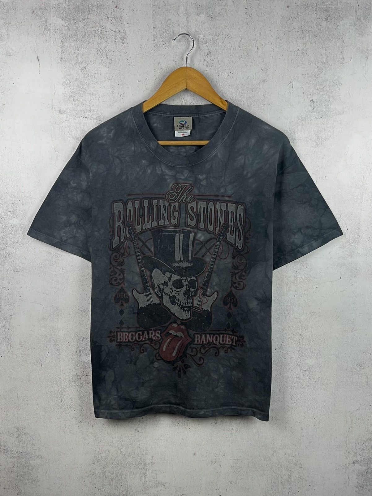 The Rolling Stones Vintage 00's Rolling Stones Beggars Banquet Tie Dye T-Shirt Size US M / EU 48-50 / 2 - 1 Thumbnail