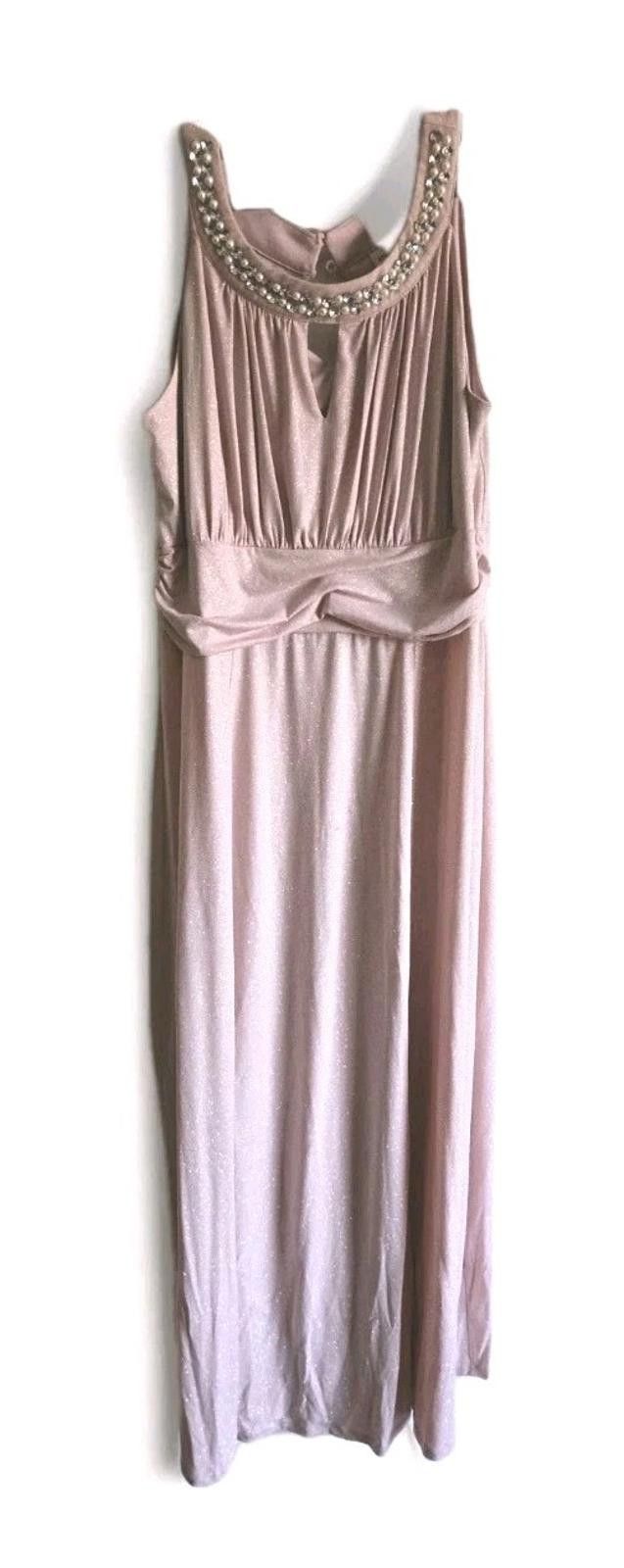 Other En Focus Blush Pink Sparkly Shimmer Formal Prom Easter Maxi Size XL / US 12-14 / IT 48-50 - 1 Thumbnail