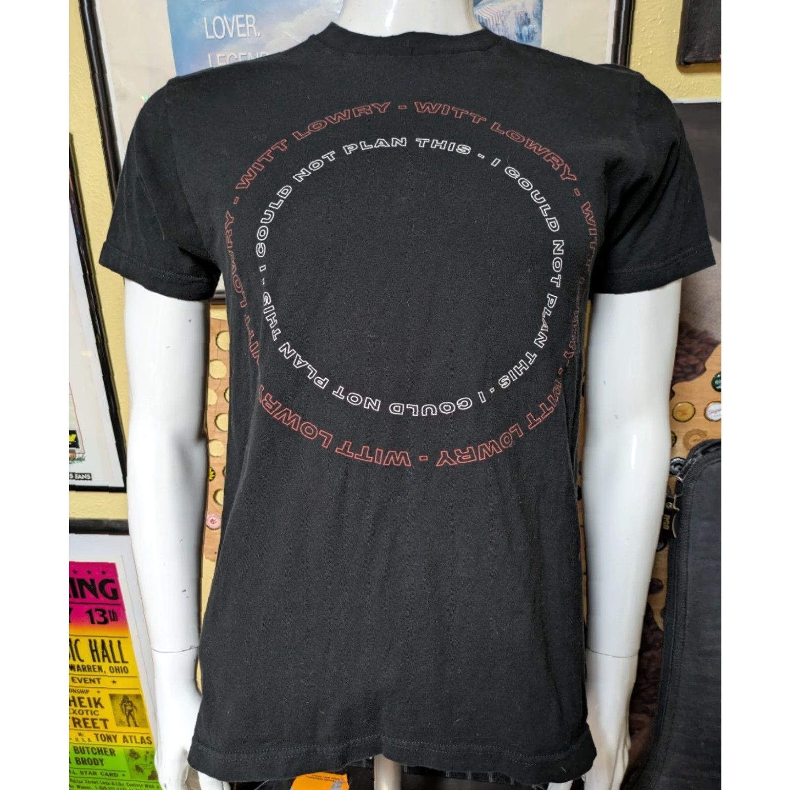 Tultex VINTAGE Witt Lowry I Could Not Plan This Hip Hop Tour T Shirt Medium Black 2017 tshirt Mens M Graphic Tee Hip-Hop Music Tour Tultex 100% Cotton Size US M / EU 48-50 / 2 - 2 Thumbnail