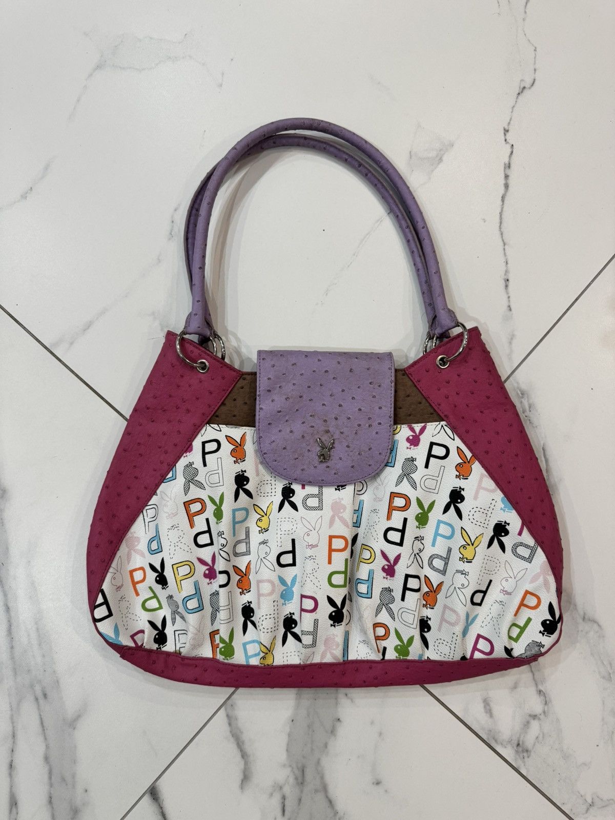 Playboy Vintage Y2K Playboy Monogram Bag 2000s Size ONE SIZE - 1 Thumbnail
