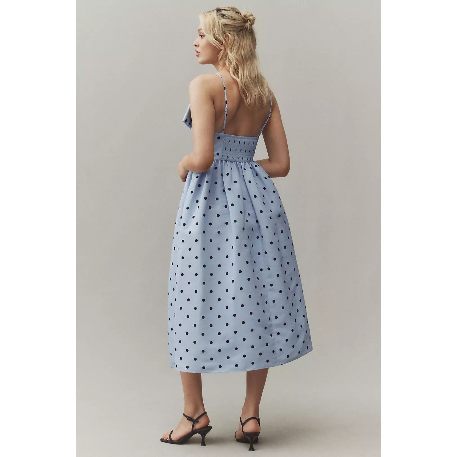 Sachin & Babi NWT Sachin & Babi Sloane Asymmetrical Bow Midi Dress Large Size L / US 10 / IT 46 - 3 Thumbnail