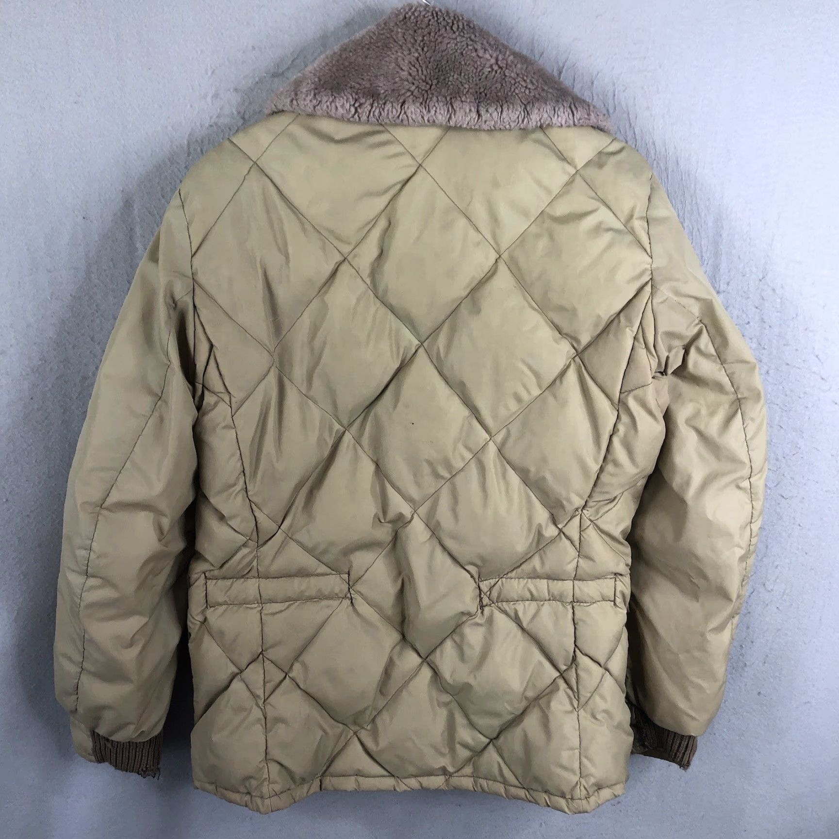 Vintage VINTAGE Tempco Jacket Mens 40 Beige Down Insulated Full Zip Up Puffer Coat Outdoor Winter Regular Men Beige Down Insulated Zip Jacket Size US XXS / EU 40 - 3 Thumbnail