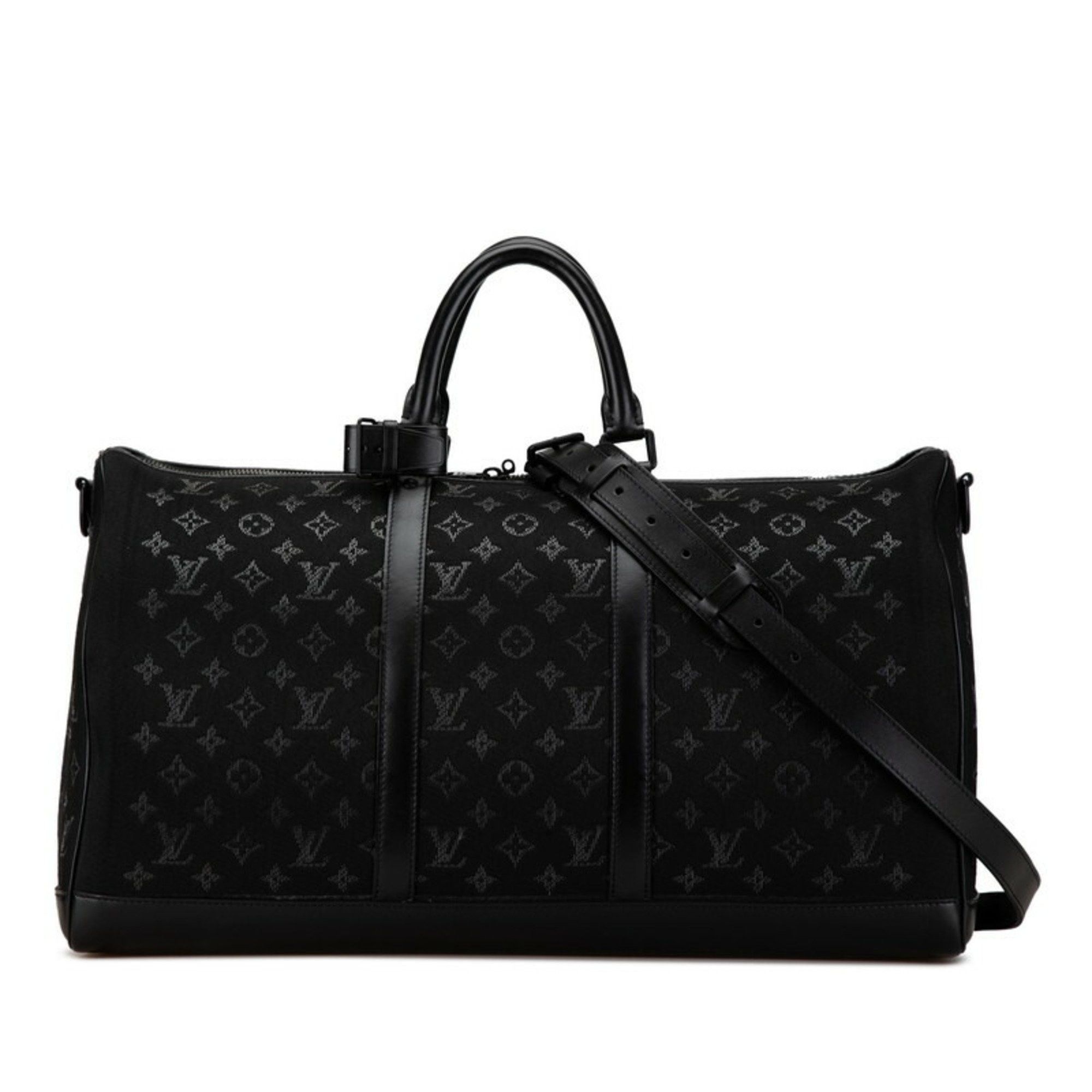 Louis Vuitton Monogram Light Up Keepall Bandouliere 50 Boston Bag