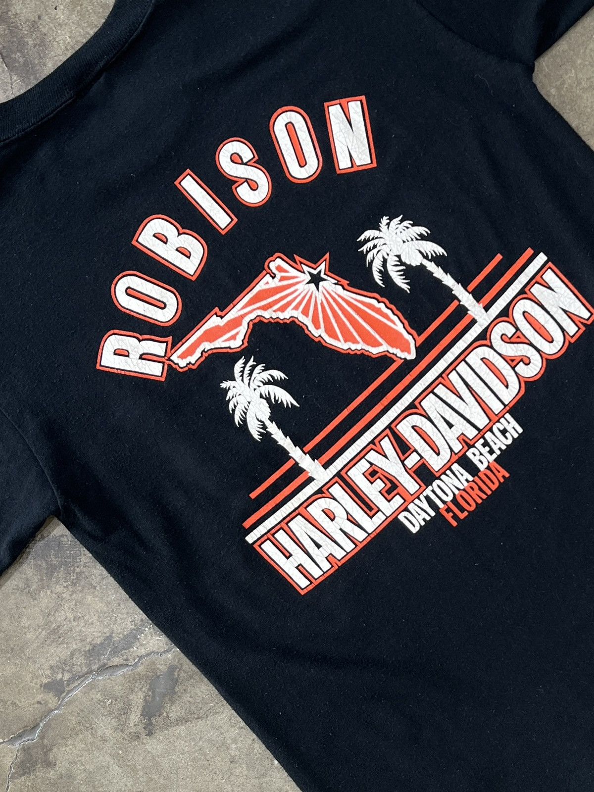 Harley Davidson Vintage Harley Davidson Daytona Beach Neon Motorcycle Medium Size US M / EU 48-50 / 2 - 4 Thumbnail