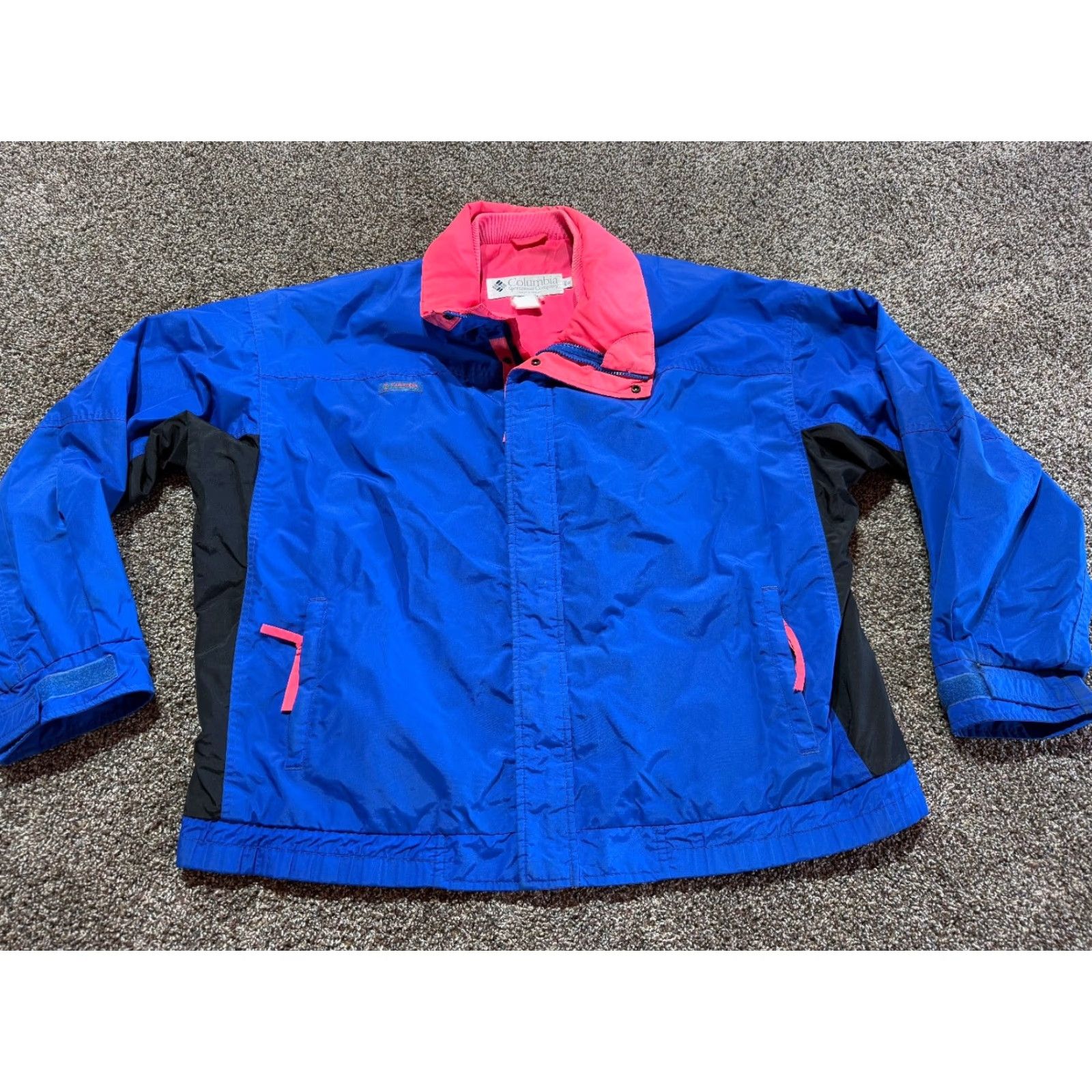 Vintage VINTAGE Columbia Jacket XL Mens Blue Windbreaker Heavy NO Liner - Bugaboo Softshell Nylon Zip Logo Winter Fall Spring Casual Hiking Clothing Size US XL / EU 56 / 4 - 2 Thumbnail
