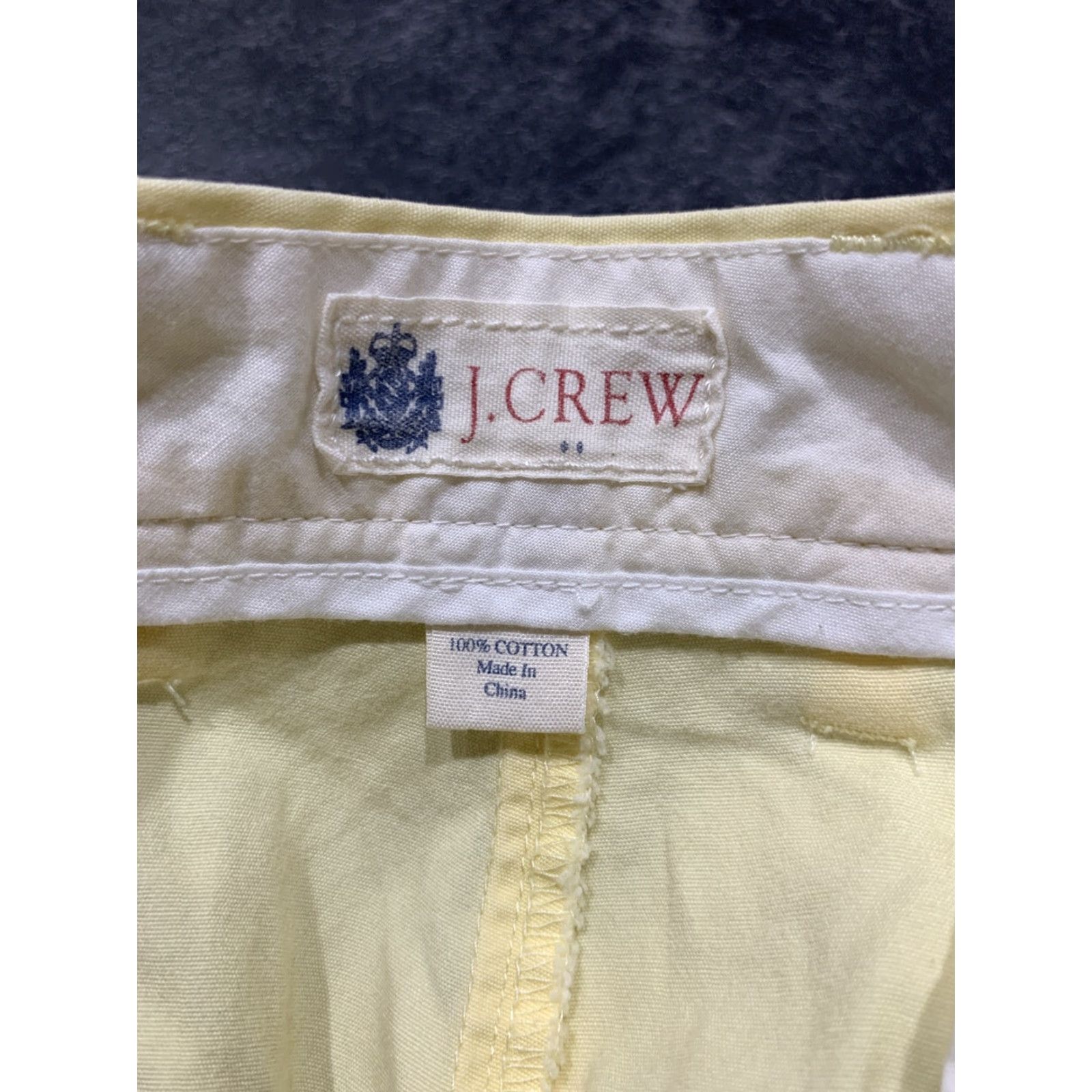 J.Crew J.CREW Chino Shorts Men’s Size 32 Yellow Casual Flat Front Summer Golf Size US 32 / EU 48 - 3 Thumbnail