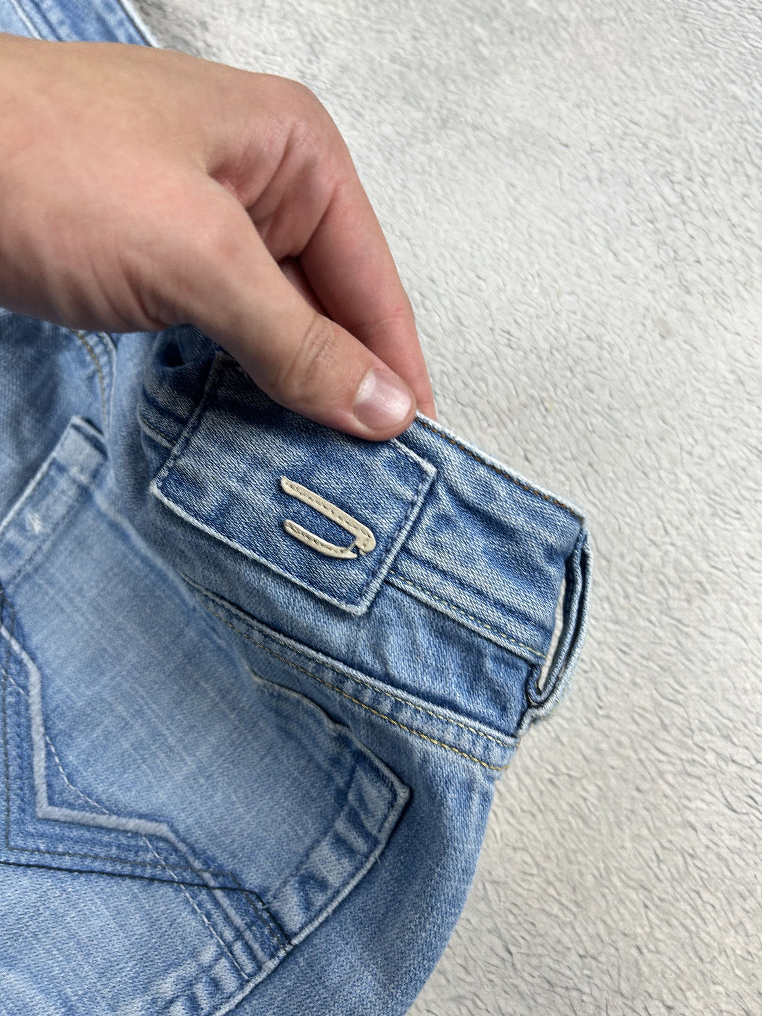 Diesel × Vintage Vintage DIESEL jeans Straight Riped Streetwear Men's Size US 36 / EU 52 - 8 Thumbnail
