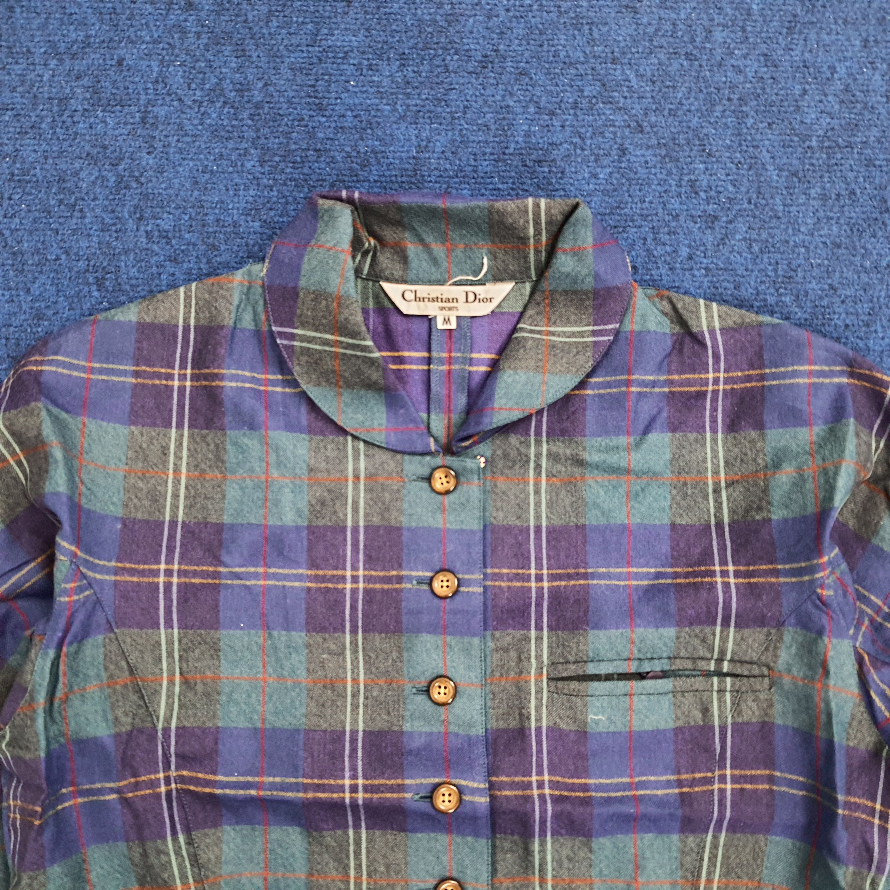 Christian Dior Monsieur × Vintage Vintage Christian Dior Italian Brand Shirt C97n19 Size S / US 4 / IT 40 - 2 Thumbnail