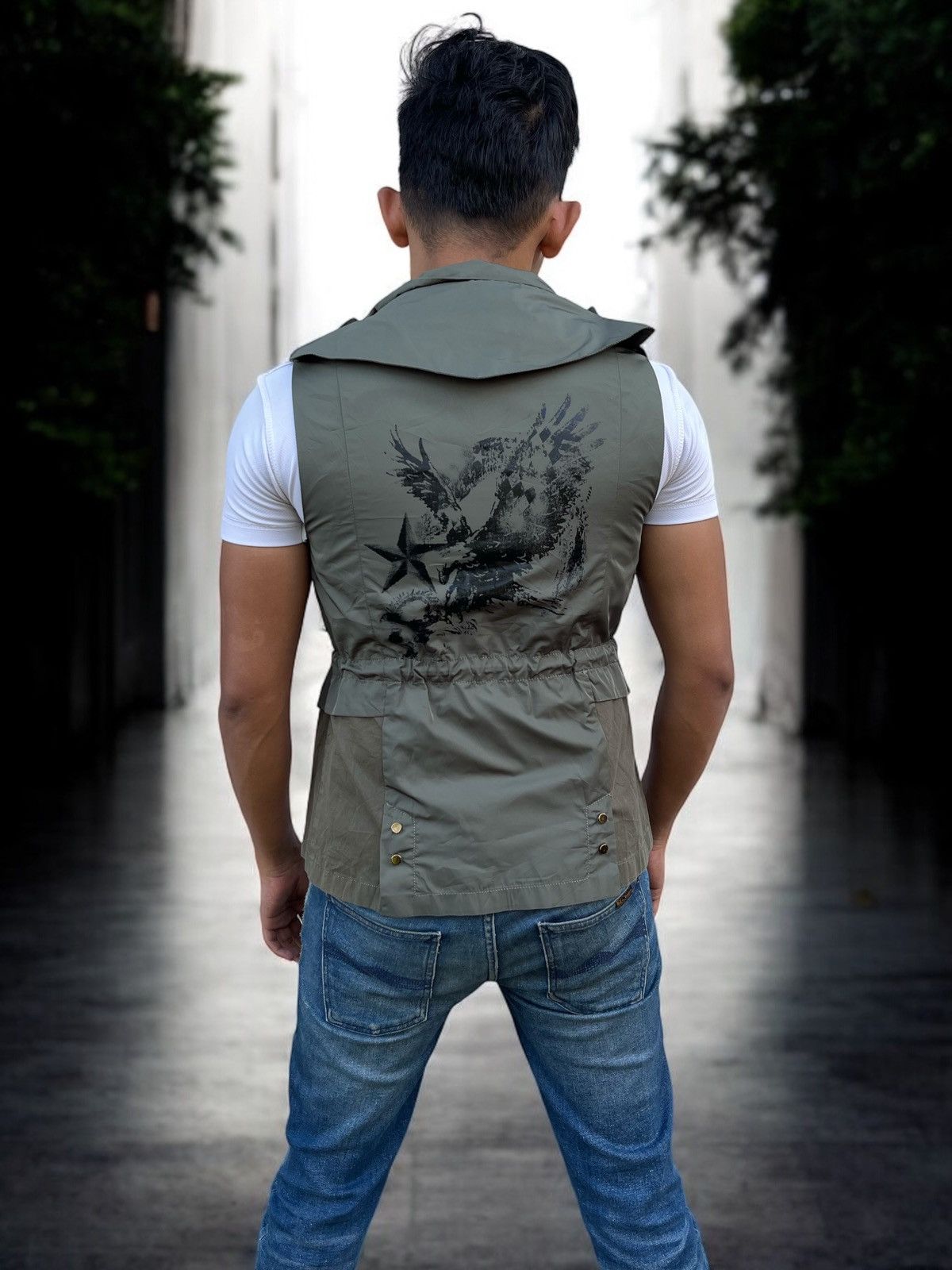Costume National 🔥 COSTUME NATIONAL ITALY OG EMBROIDERED UTILITY VEST JACKET Size S / US 4 / IT 40 - 1 Thumbnail