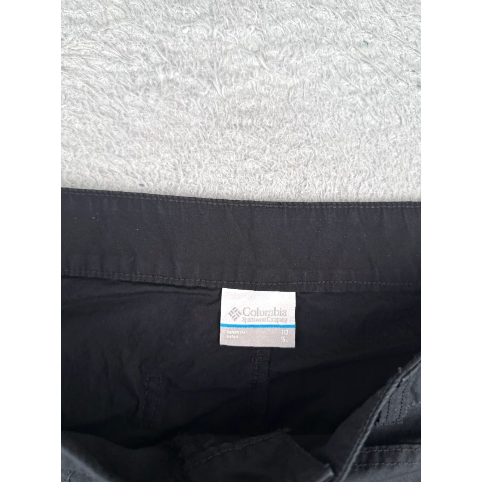 Vintage Columbia Shorts Women 10 Black Holly Hideaway Washed Out 100% Cotton 32x5 Size 32" / US 10 / IT 46 - 7 Thumbnail