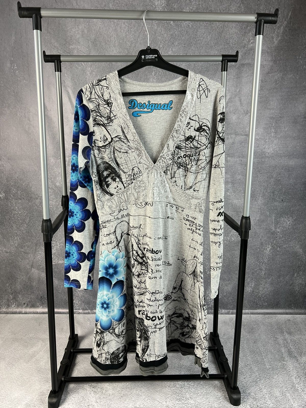 Desigual Desigual streetwear multicolour dress Size L / US 10 / IT 46 - 1 Thumbnail