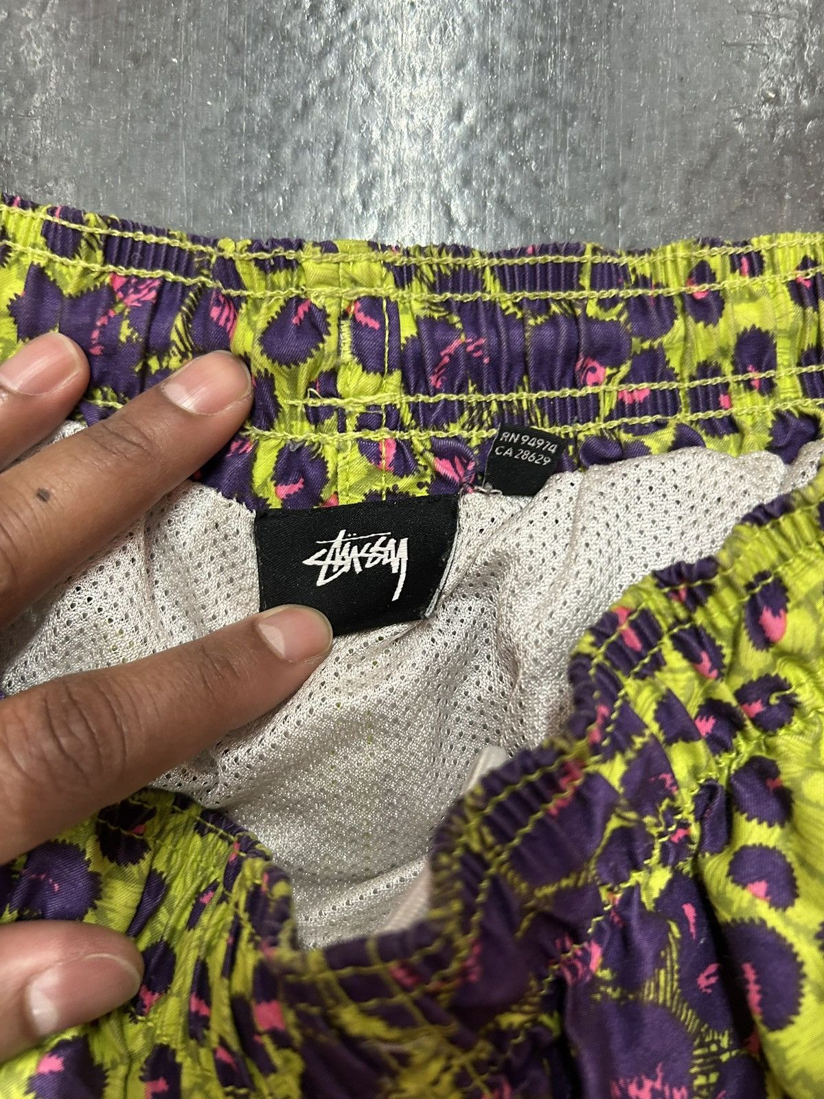 Stussy Stussy leopard Swim Shorts Size US 33 - 3 Thumbnail
