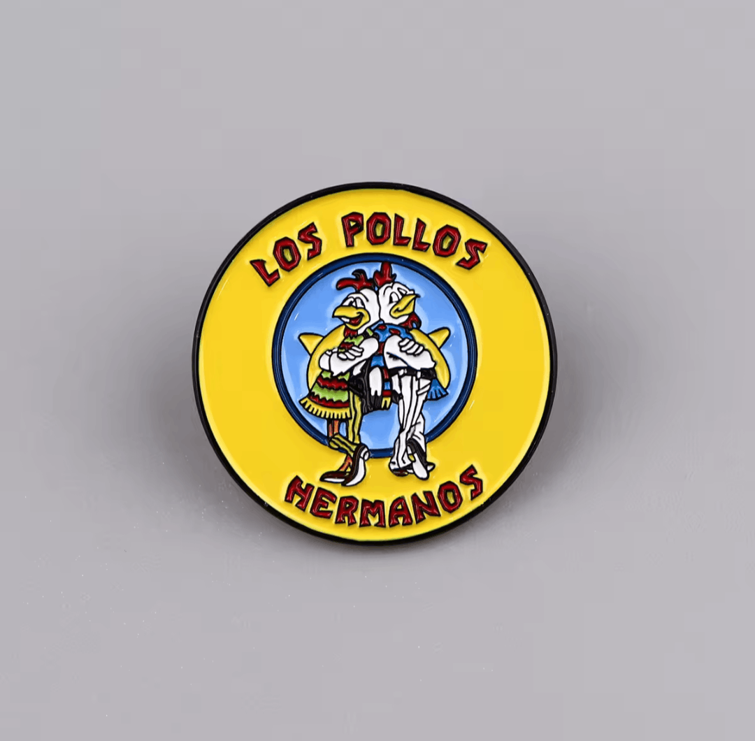 Japanese Brand BREAKING BAD Pollos Los Hermanos Enamel Pin NEW Size ONE SIZE - 6 Thumbnail