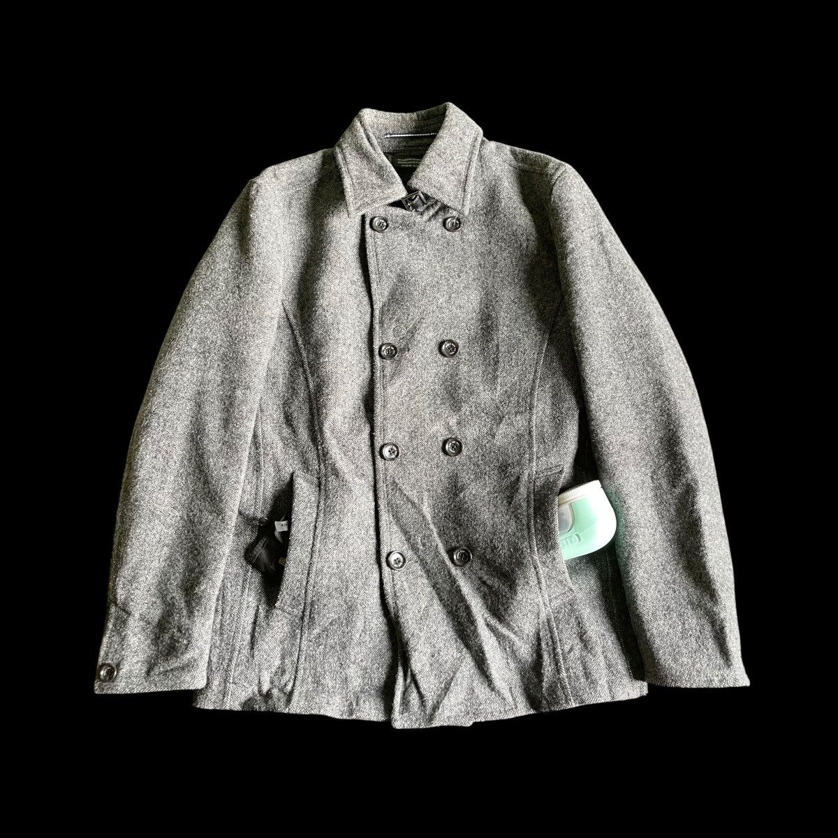 Nicole Club 🇯🇵 NICOLE CLUB FOR MEN DOUBLE BREASTED JACKET Size US L / EU 52-54 / 3 - 1 Thumbnail
