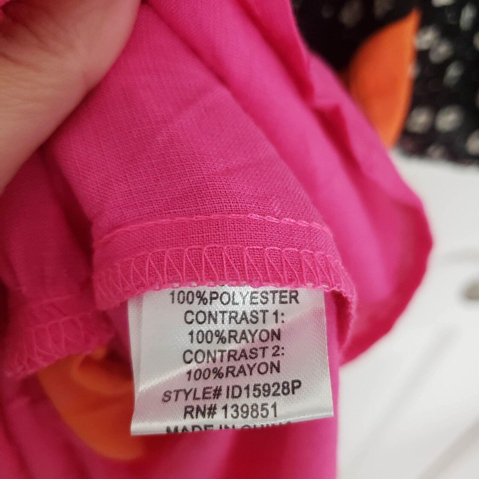 Designer Oddy Dress Womens Size 2XL Black Pink Colorblock Swiss Dot Size XXL / US 16-18 / IT 52-54 - 6 Thumbnail