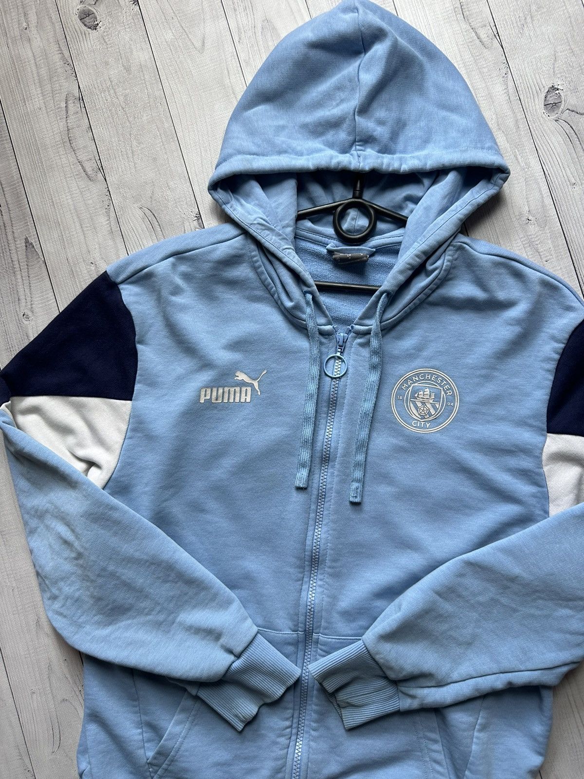 Puma Puma Manchester City soccer zip hoodie size M logo Size US M / EU 48-50 / 2 - 5 Thumbnail
