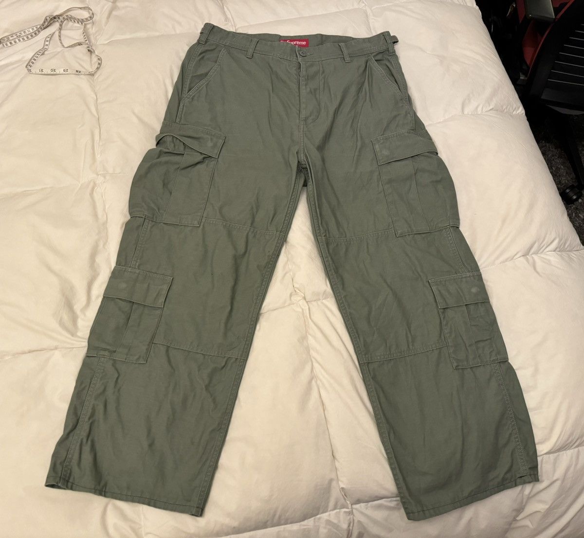 Supreme fw23 olive cargo pants | Grailed