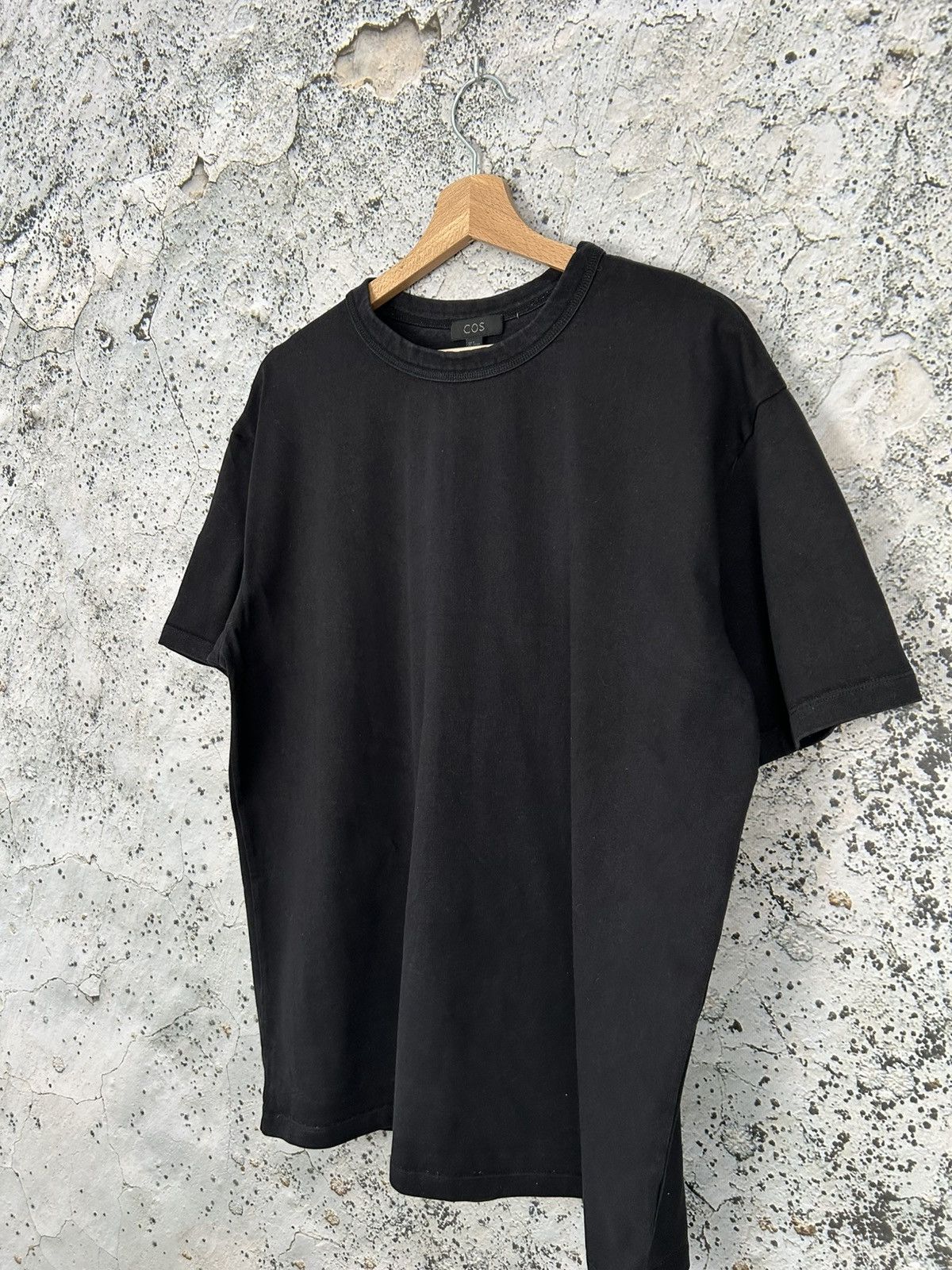 Designer COS Avant Garde Black Blank Tee Heavy Grunge Designer Size US M / EU 48-50 / 2 - 2 Thumbnail