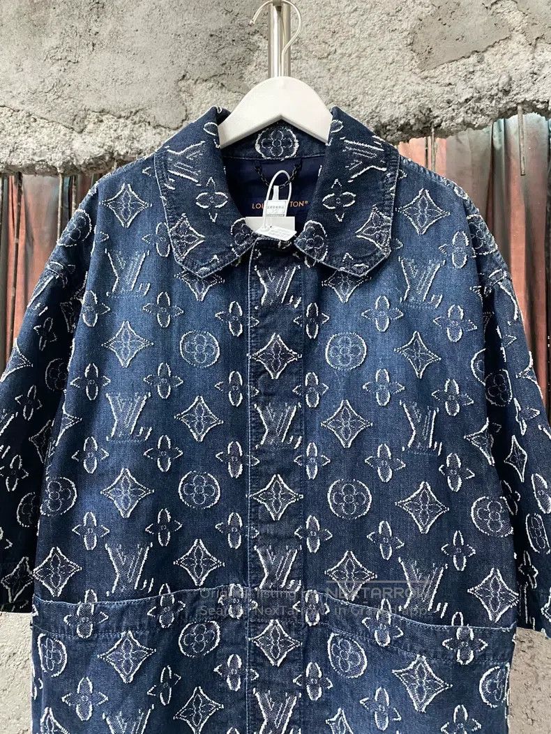 Louis Vuitton Louis Vuitton Denim Short Sleeve Jacket Size US L / EU 52-54 / 3 - 3 Thumbnail
