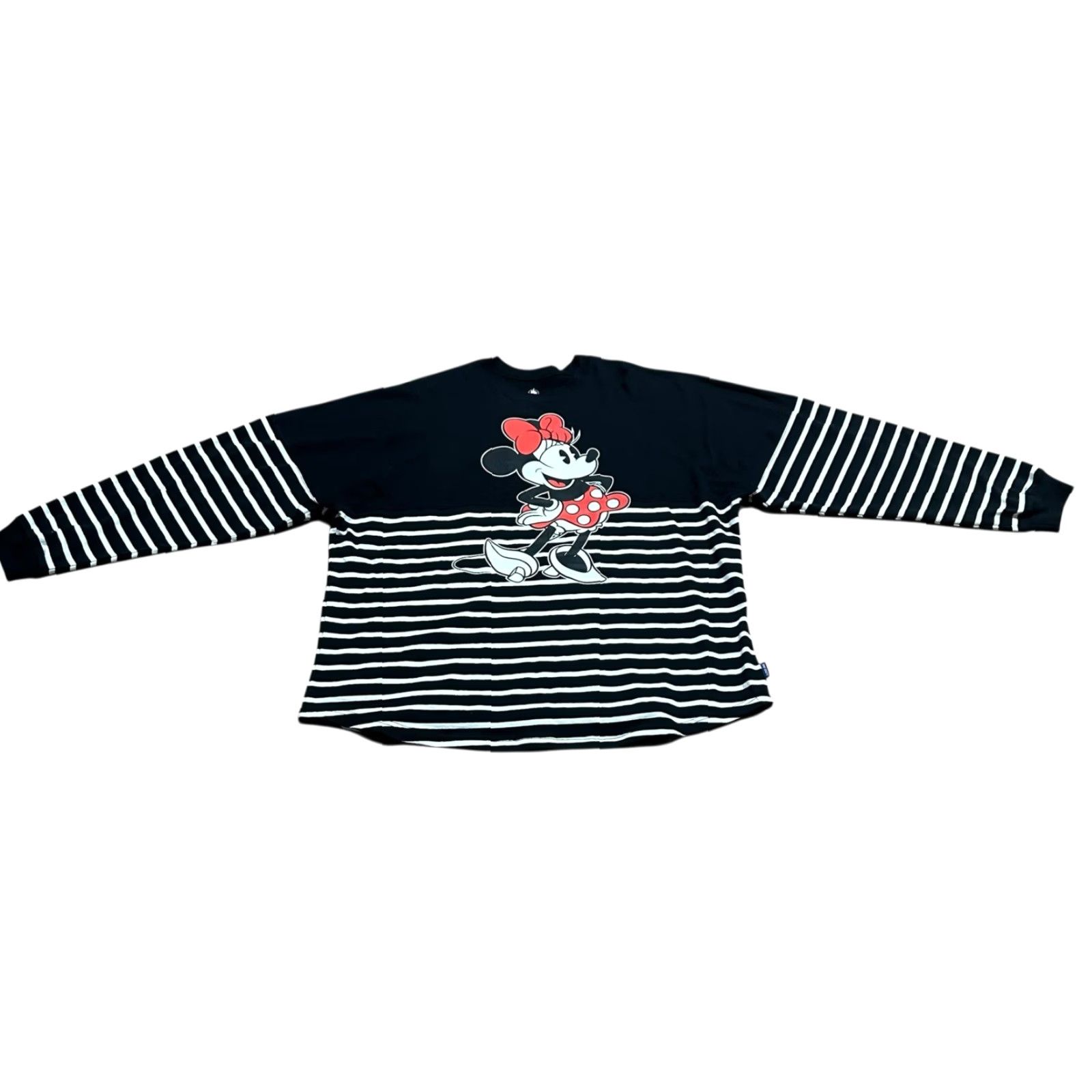 Disney Disney Spirit Jersey Minnie Mouse Forever T Shirt 2XL Long Sleeve Black Ladies Mens Unisex Adults Minnie Mouse Graphic Print Crew Neck Cotton Jersey Size US XXL / EU 58 / 5 - 2 Thumbnail