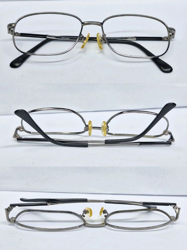 Other Charmant ZE23225 Pure Titanium Glasses Frame Silver 9g Size ONE SIZE - 9 Thumbnail