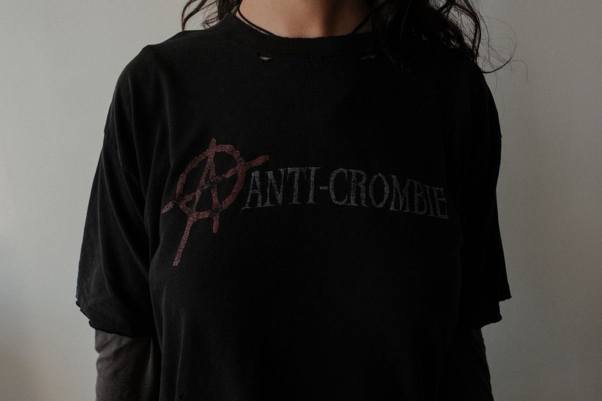 Vintage Anti-Crombie Fashion Victim Tee Size US L / EU 52-54 / 3 - 3 Thumbnail