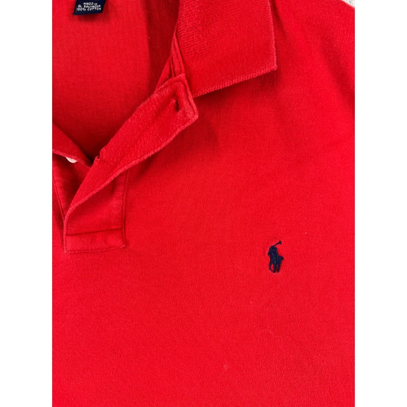 Ralph Lauren VINTAGE Polo Ralph Lauren Shirt Polo Shirt Adult Large Red 100% Cotton Jersey Golf Golfer Mens Size US L / EU 52-54 / 3 - 6 Thumbnail