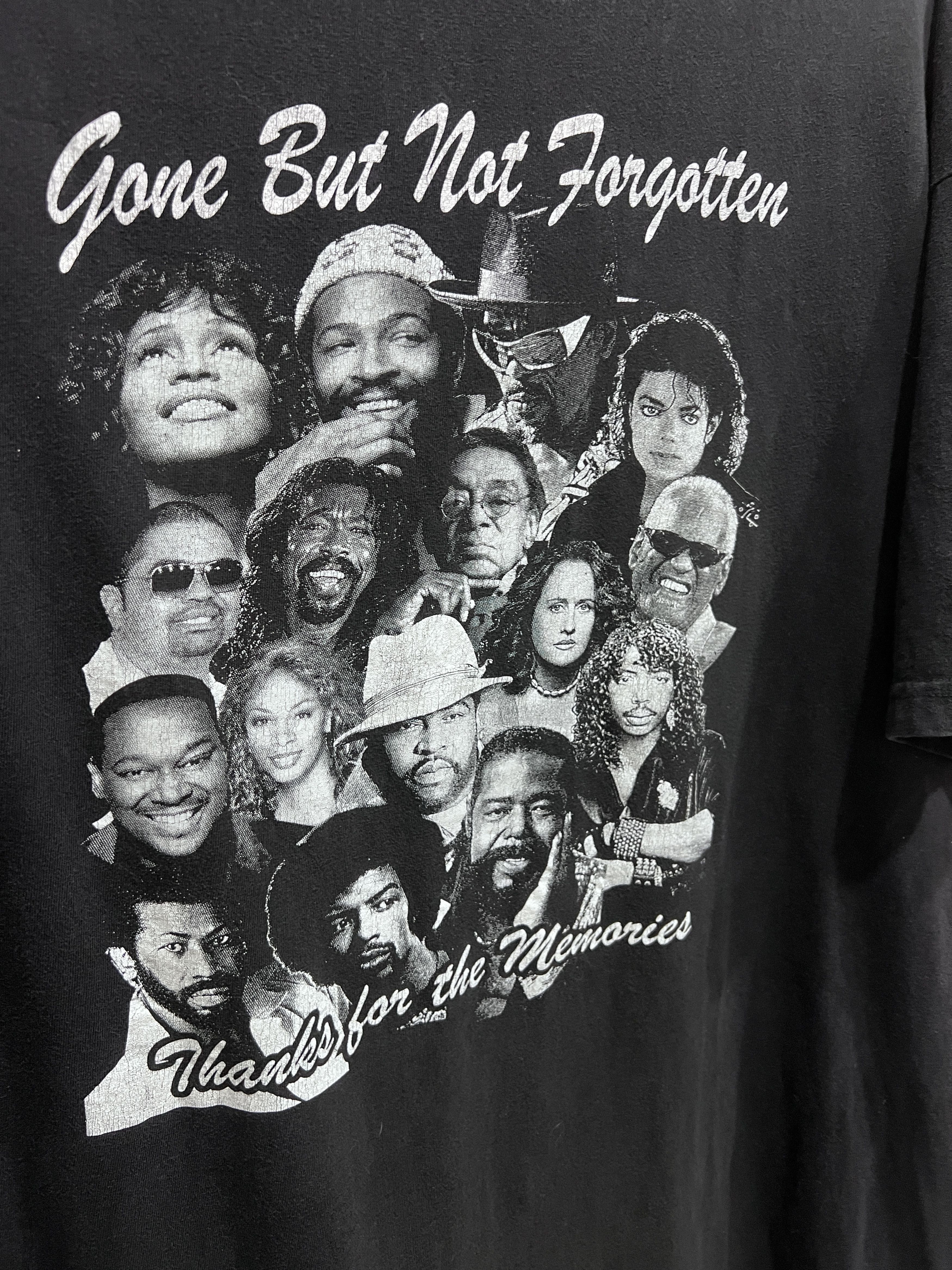 Rap Tees × Vintage Vintage Y2K Gone But Not Forgotten Rap Tee R&B Soul Funk 4XL Size US XXL / EU 58 / 5 - 2 Thumbnail