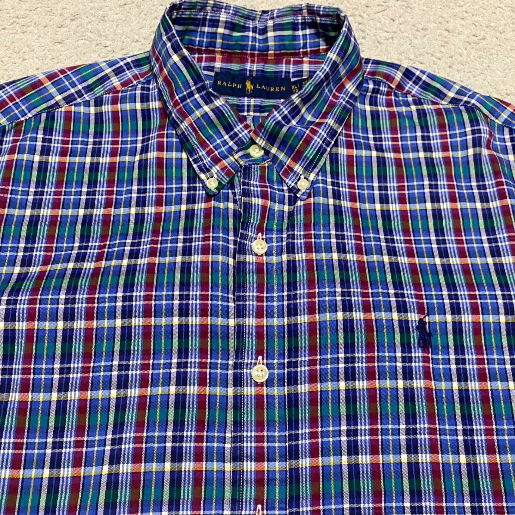 Ralph Lauren Ralph Lauren Mens XL Shirt Multicolor Plaid Check Long Sleeve Button-Down Cotton Size US XL / EU 56 / 4 - 6 Thumbnail