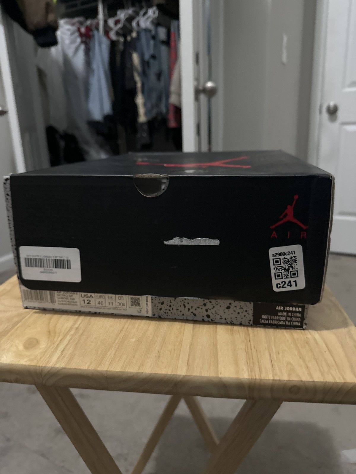 Nike × Off-White OFF WHITE RETRO 5 SAIL Size US 12 / EU 45 - 2 Thumbnail