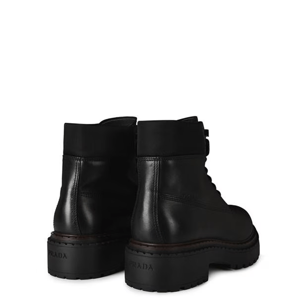Prada Leather And Re-Nylon Work Boots Size US 8 / EU 41 - 4 Thumbnail
