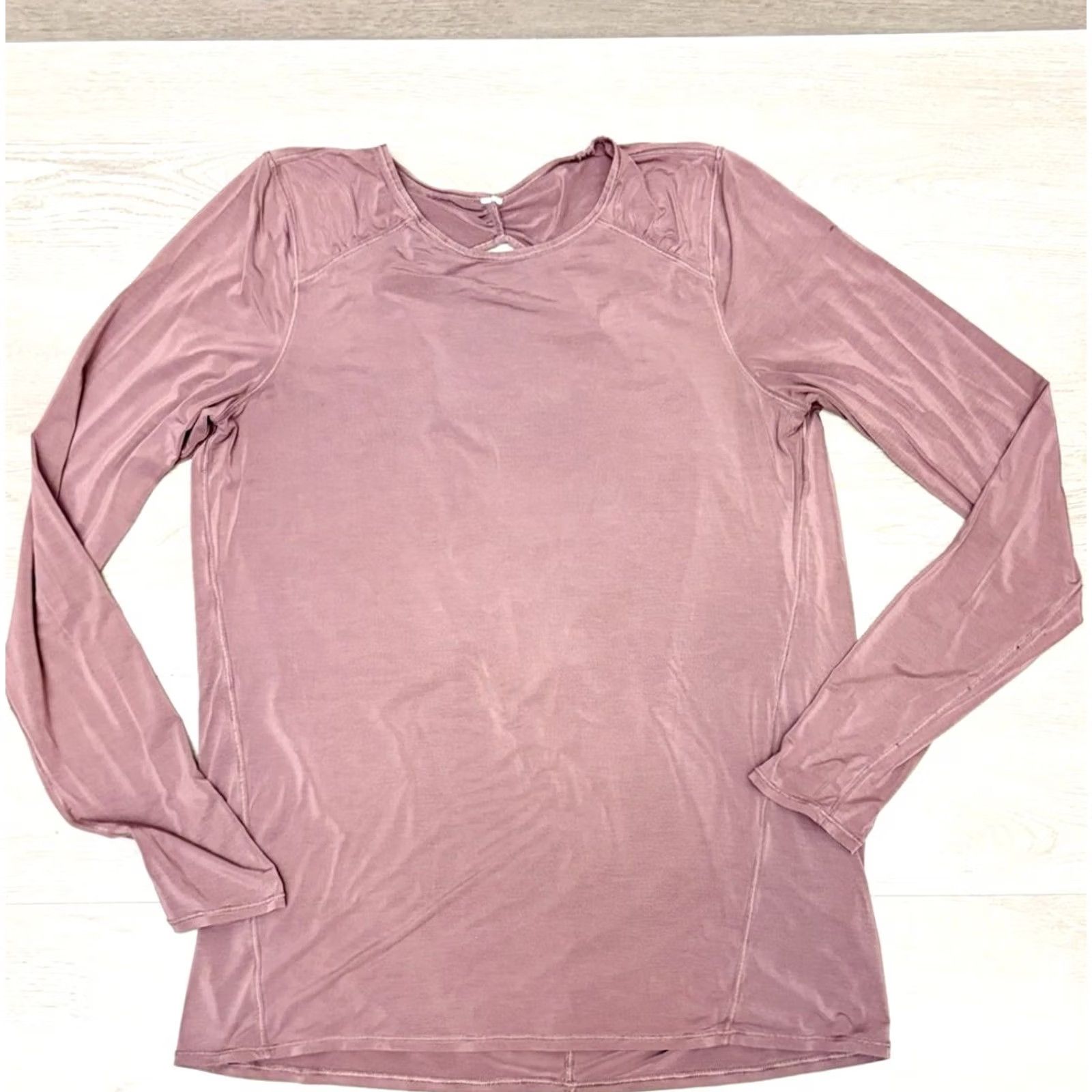 Lululemon Lululemon Deep Stretch Long Sleeve Cinch Top Arctic Plum 6 Women Size M / US 6-8 / IT 42-44 - 2 Thumbnail