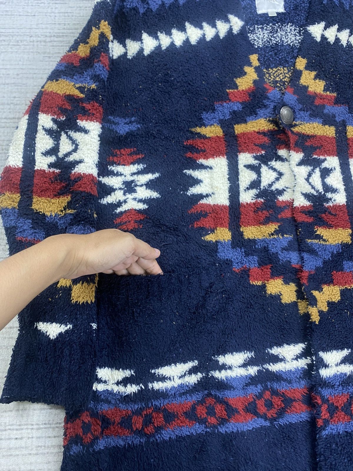 Vintage Vintage Power To The People Navajo Style Knitwear Poncho Size US M / EU 48-50 / 2 - 8 Thumbnail
