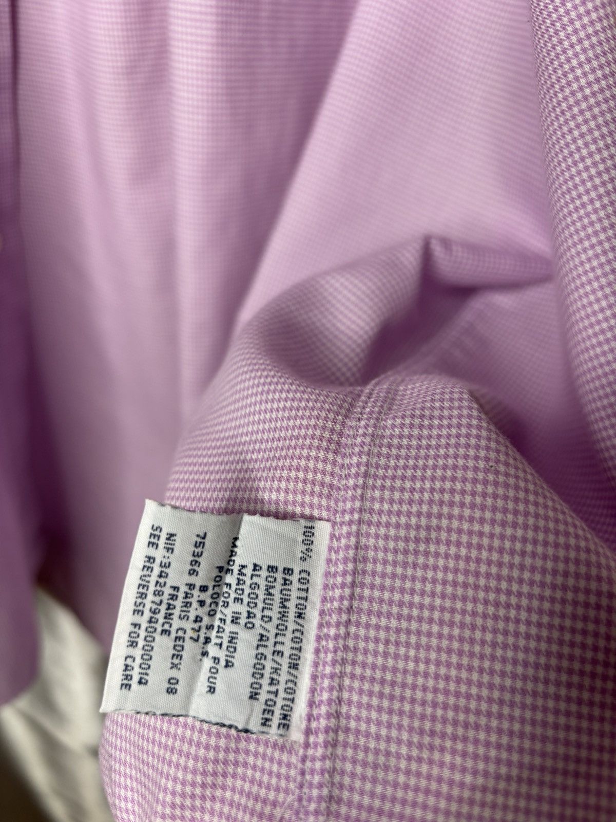 Polo Ralph Lauren × Ralph Lauren × Vintage Vintage pink Ralph Lauren cotton checkered shirt button up Size US L / EU 52-54 / 3 - 4 Thumbnail