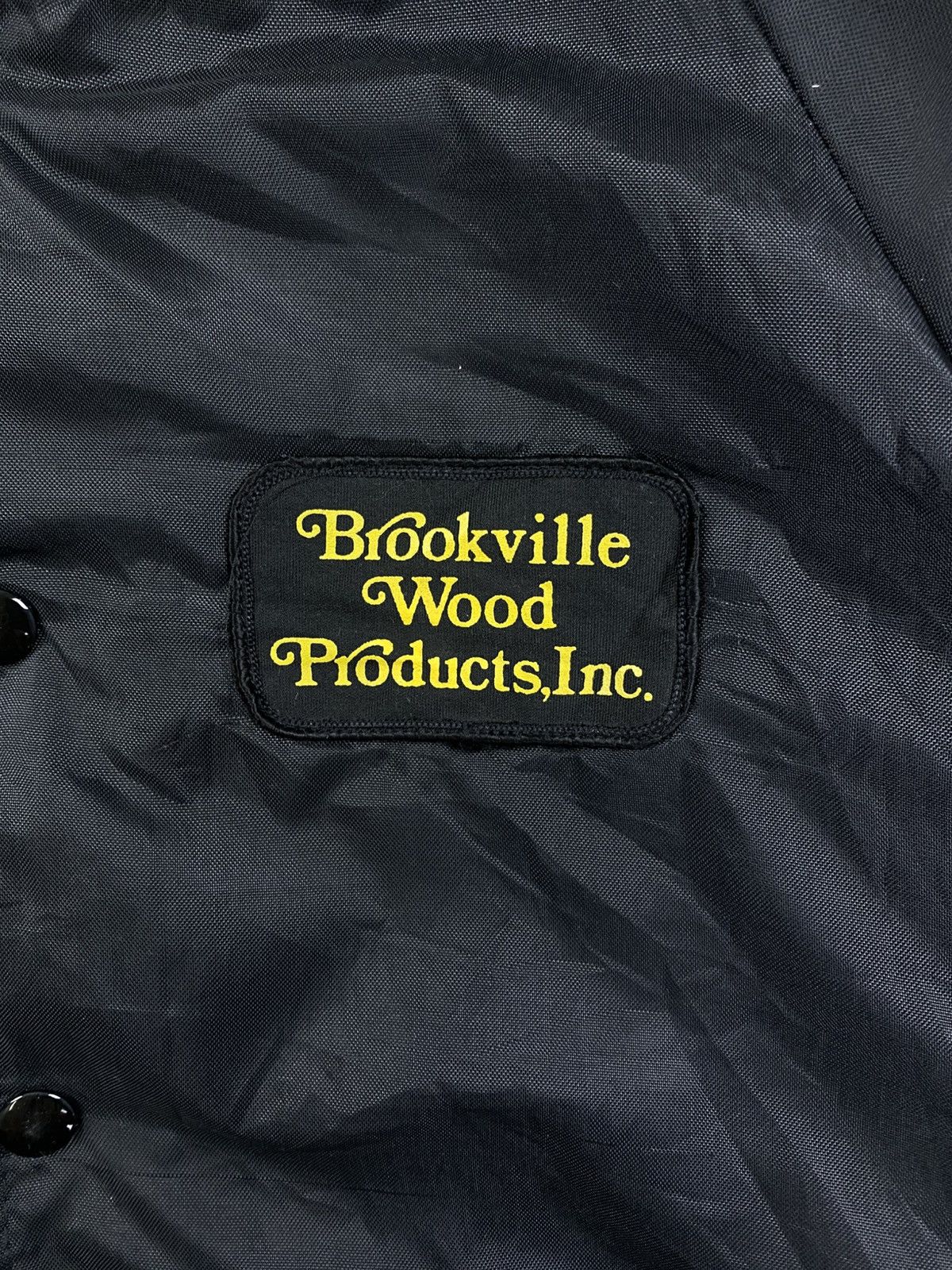 King Vintage 90s King Louie Brookville Wood Product Bomber Jacket Size US L / EU 52-54 / 3 - 7 Thumbnail