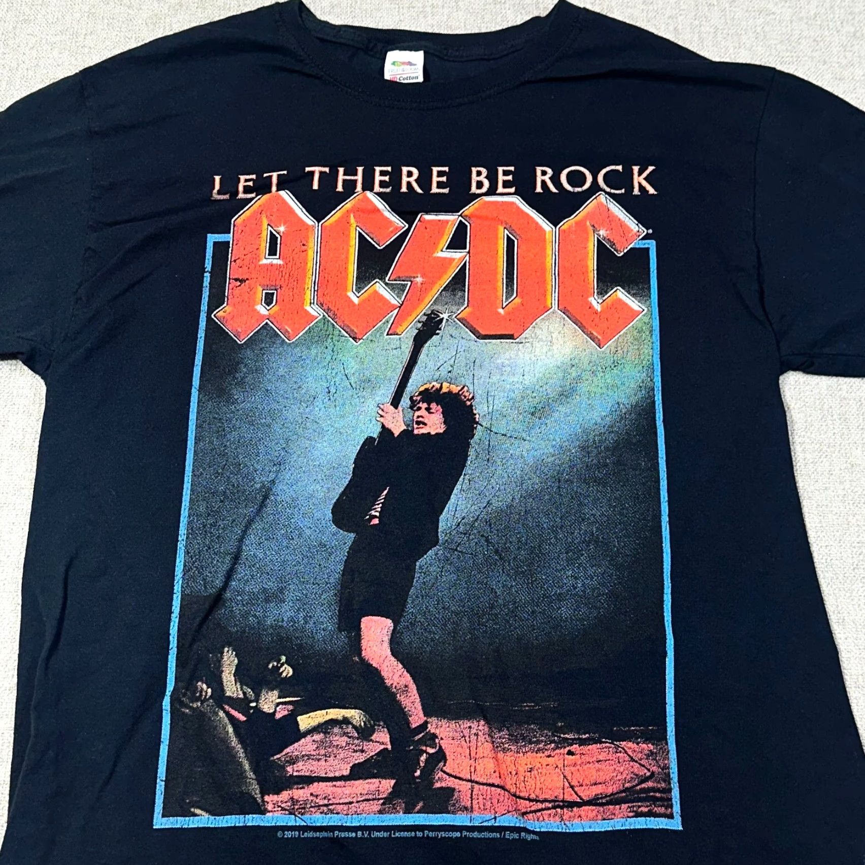 Vintage AC/DC Mens Medium Let There Be Rock Graphic Classic Rock Tee Official Licensed Shirt Mens Size US M / EU 48-50 / 2 - 3 Thumbnail