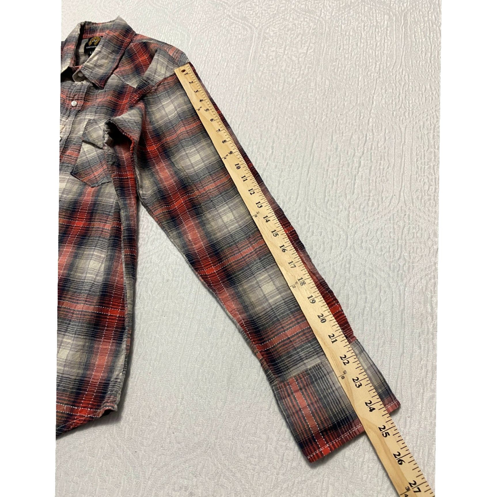 Vintage Gran Herradura Western Shirt Pearl Snap Mens Size L Plaid Long Sleeve Shirt Size US L / EU 52-54 / 3 - 8 Thumbnail