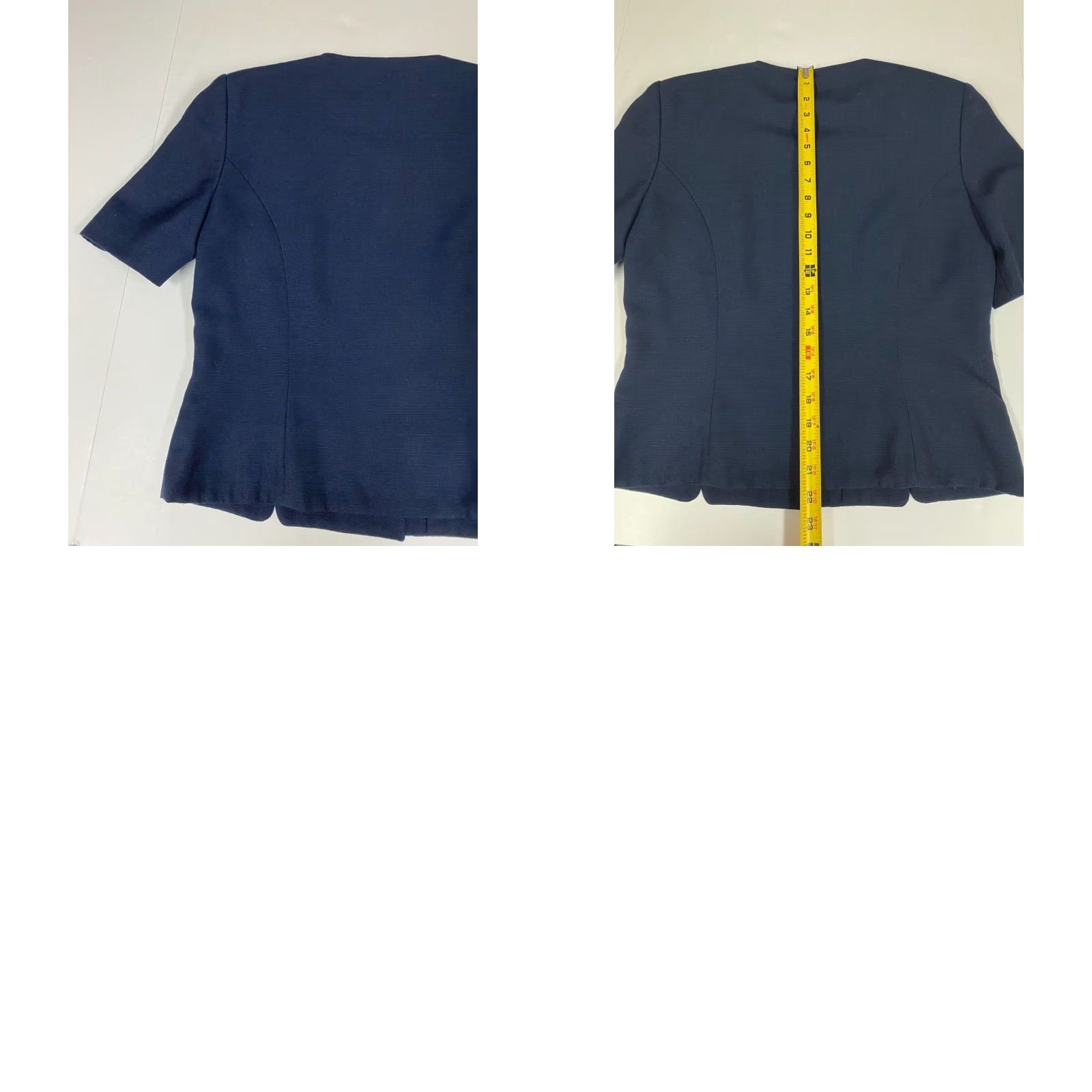 Pendleton Pendleton Jacket Blazer Womens 8 Blue Short Sleeve Polyester Lightweight Regular Fall Winter Blazer Womens Size 30" / US 8 / IT 44 - 8 Thumbnail