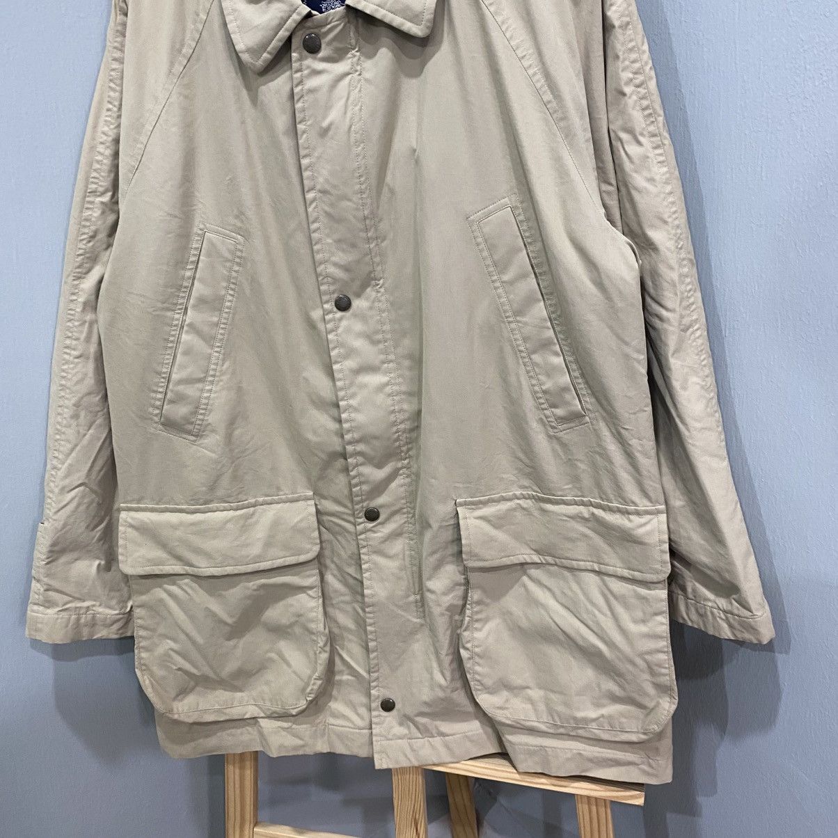 Burberry Vintage 90s Burberrys Nova Check Lined Field Jacket Coat Size US L / EU 52-54 / 3 - 5 Thumbnail