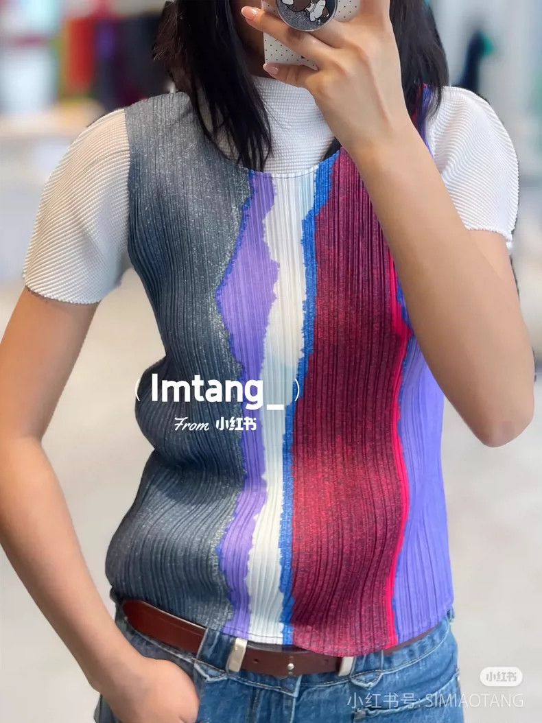 Issey Miyake Issey Miyake size:3 Blue round-neck sleeveless vest Size S / US 4 / IT 40 - 8 Thumbnail
