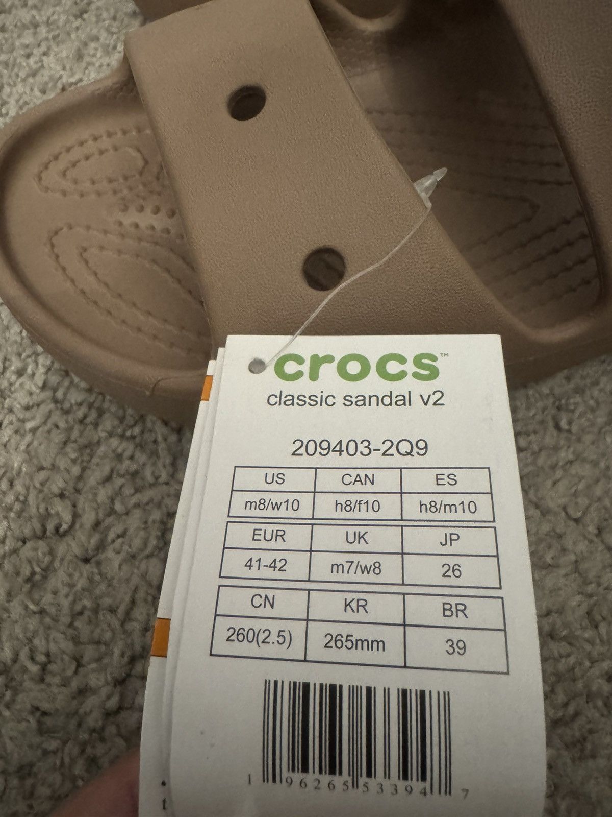 Crocs Crocs 2.0 Classic Slide Sandals Size M8, W10 Size US 10 / IT 40 - 5 Thumbnail