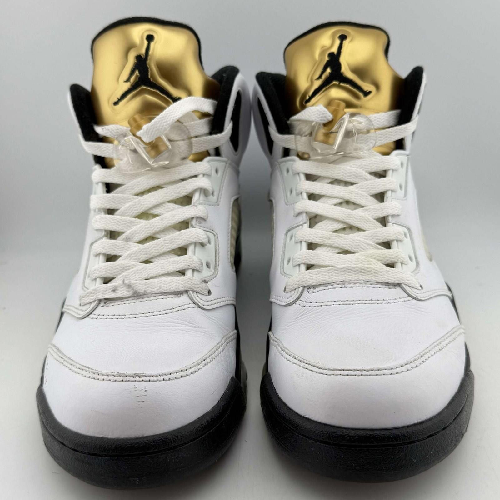 Jordan Brand Air Jordan 5 Retro White/Black-Metallic Gold Coin 8.5 Size US 8.5 / EU 41-42 - 3 Thumbnail