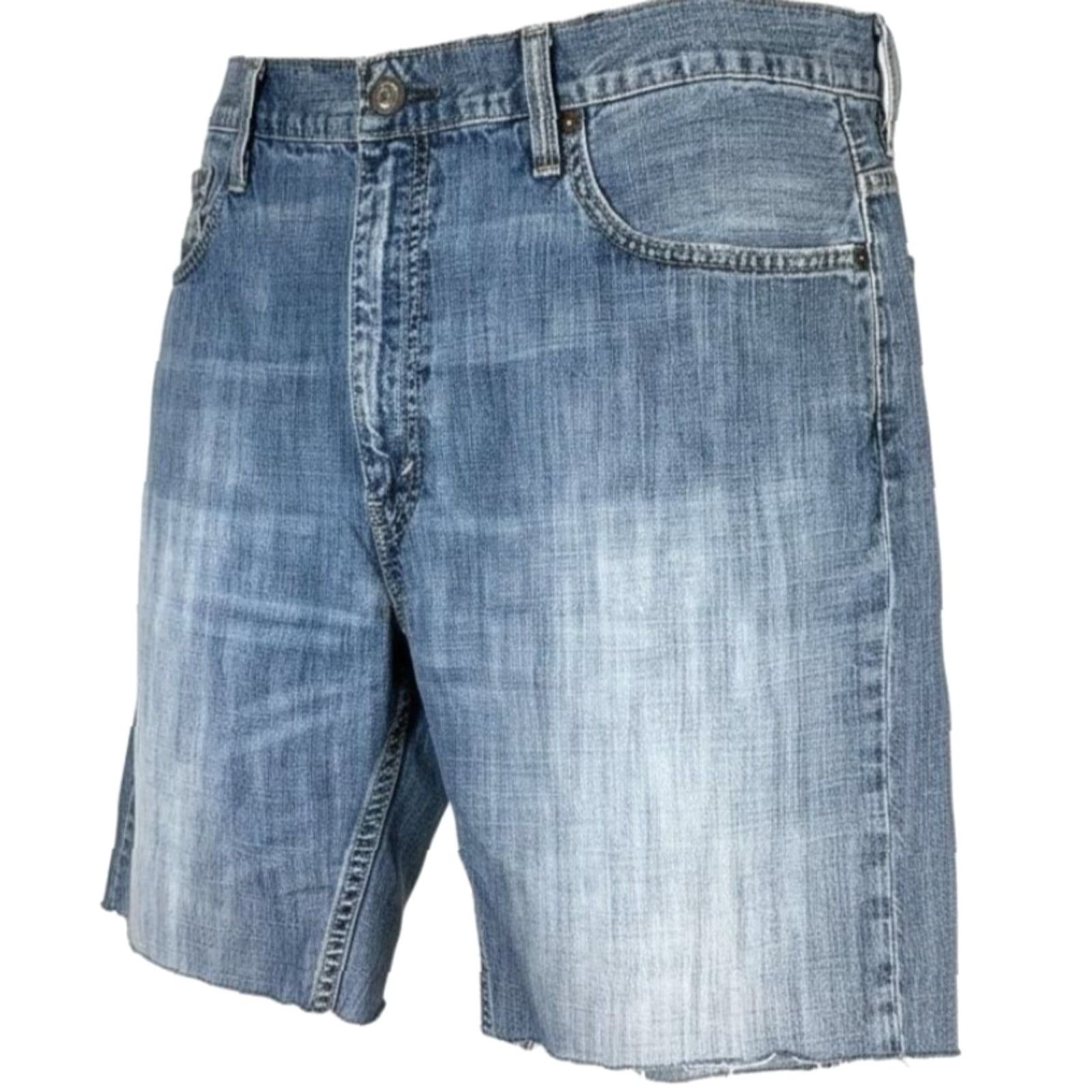 CO Levi Strauss & Co Denim Jean Shorts Mens 38 Blue Bermuda Denim Shorts 8 Inseam Regular Fit Vintage No Size US 38 / EU 54 - 5 Thumbnail