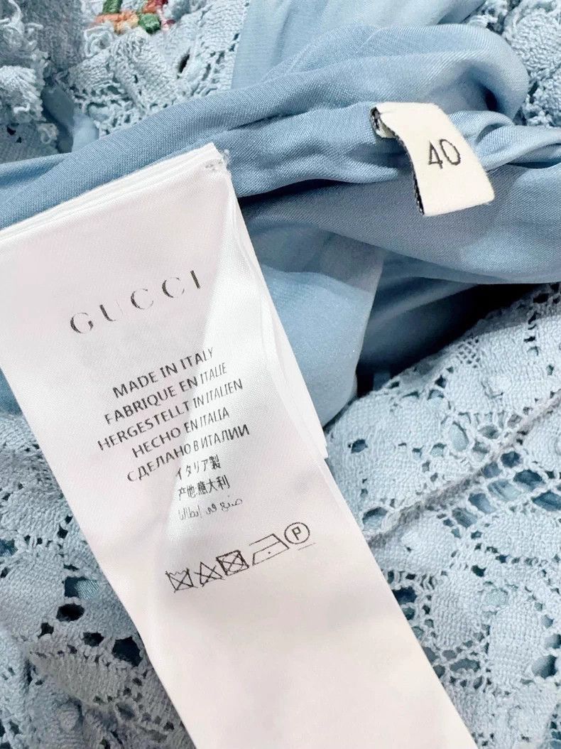 Gucci Gucci Lace Dress with Floral Embroidery-2506 | Grailed