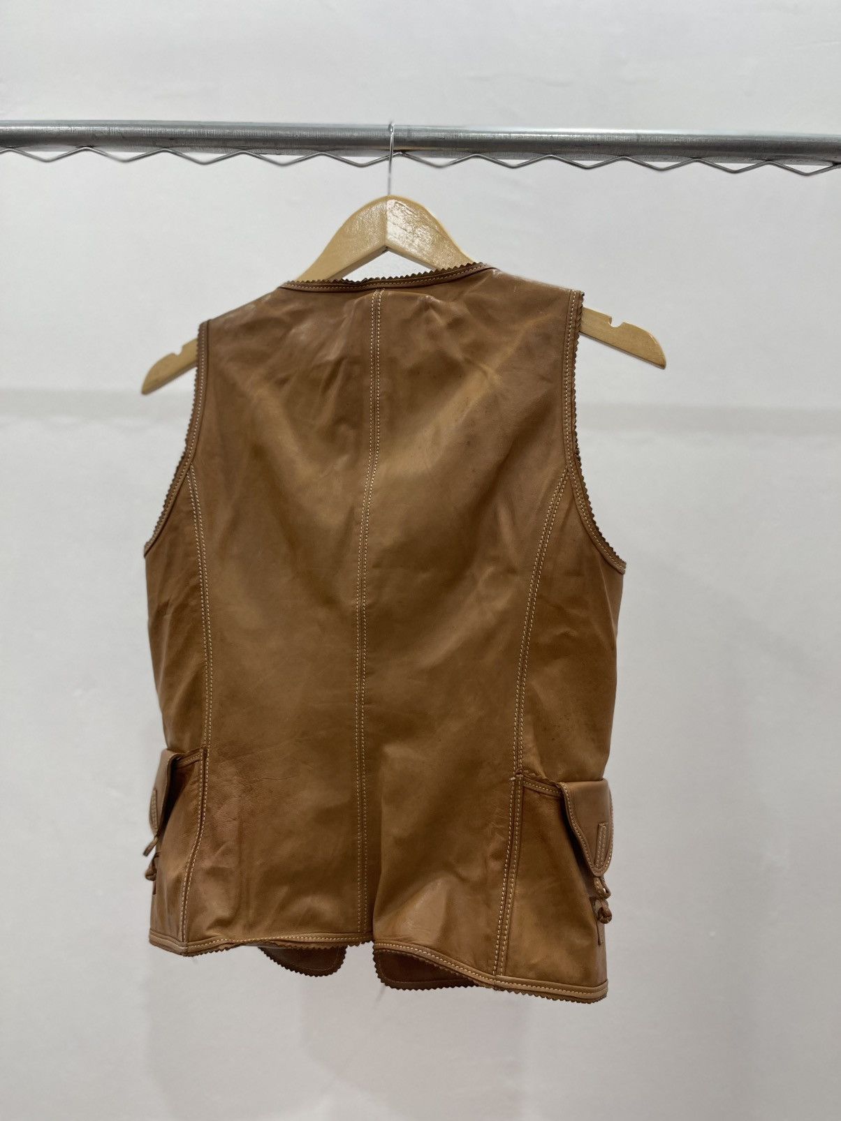 Kenzo Kenzo Vest Leather Size S / US 4 / IT 40 - 9 Thumbnail